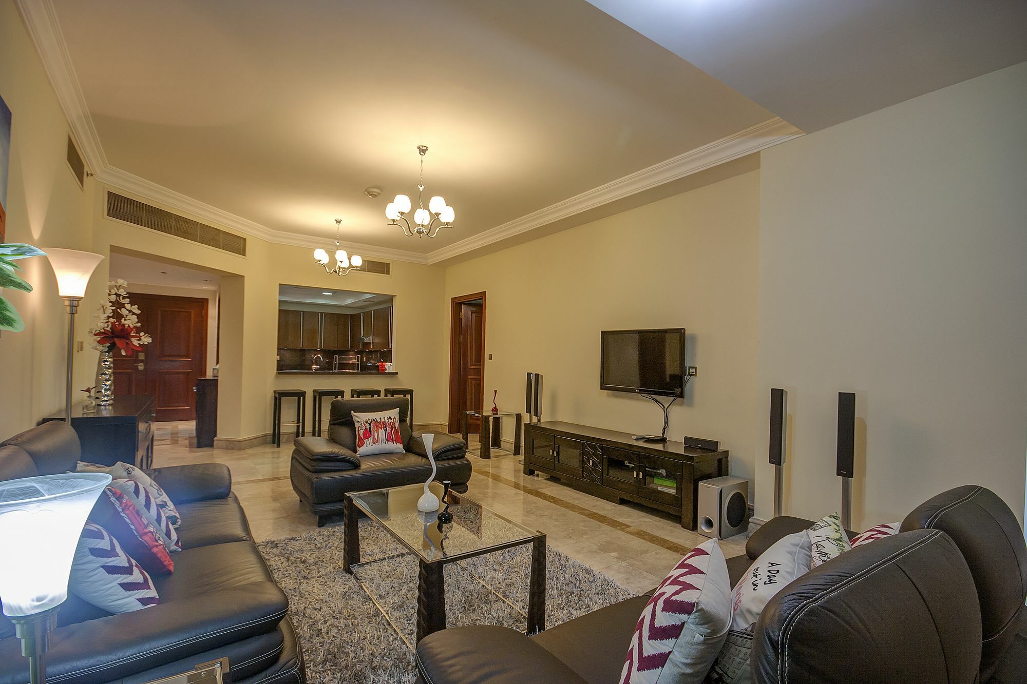 Beachfront Two Bedrooms On Palm Jumeirah By Deluxe Holiday Homes Dubai Eksteriør billede